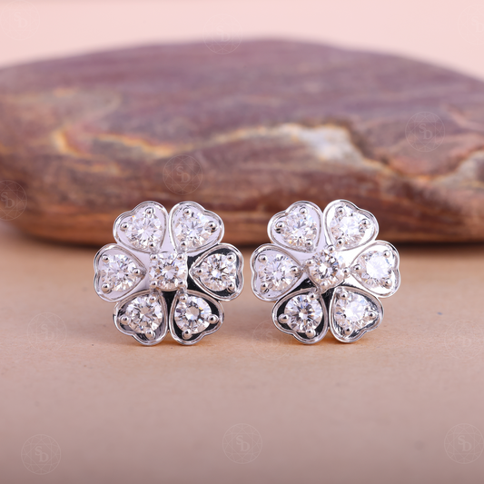 2.5-CTW-floral-lab-grown-diamond-halo-stud-earrings