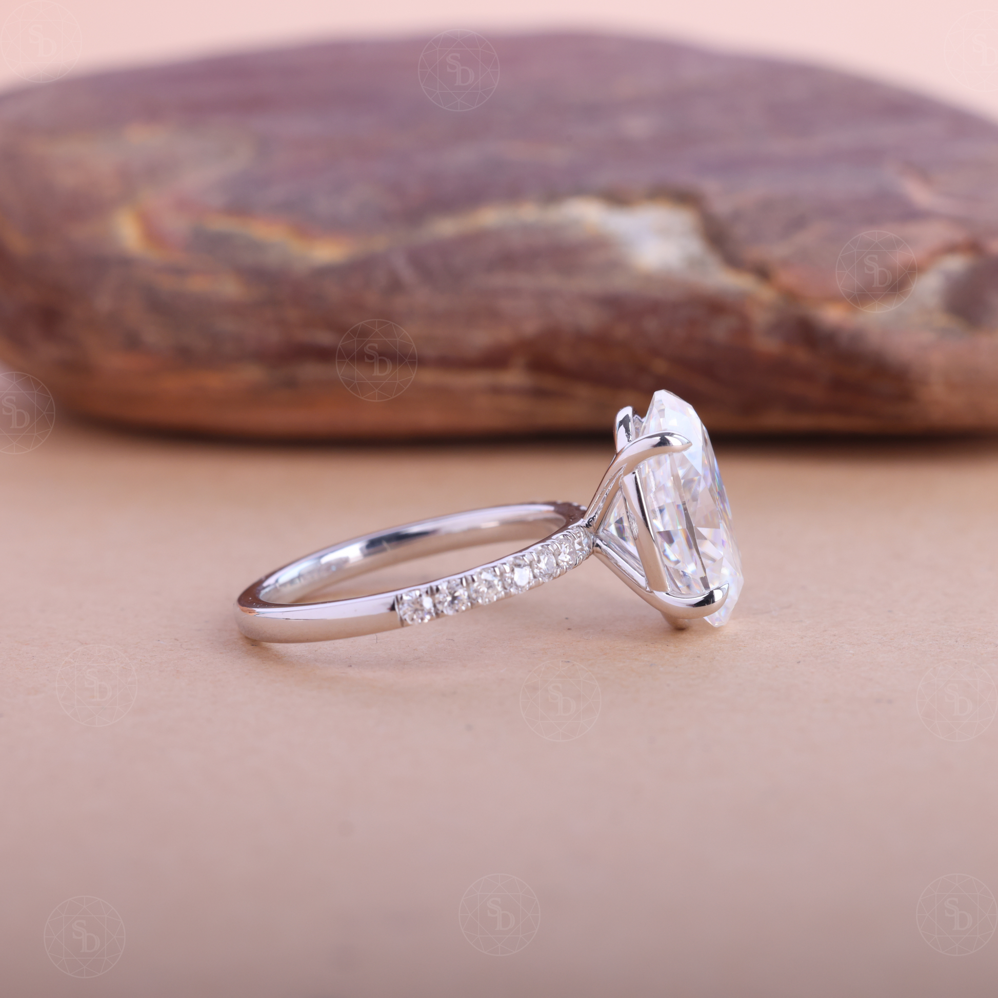 6-CT-oval-lab-diamond-engagement-ring-14K-white-gold-pave-hidden-halo